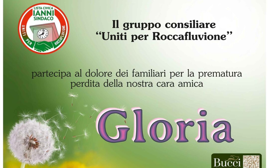 In memoria di Gloria Pignoloni